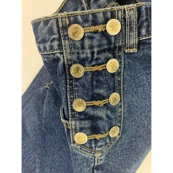 Vintage Lawman Women 15/16 Denim Western Jeans - Picture 9 of 10